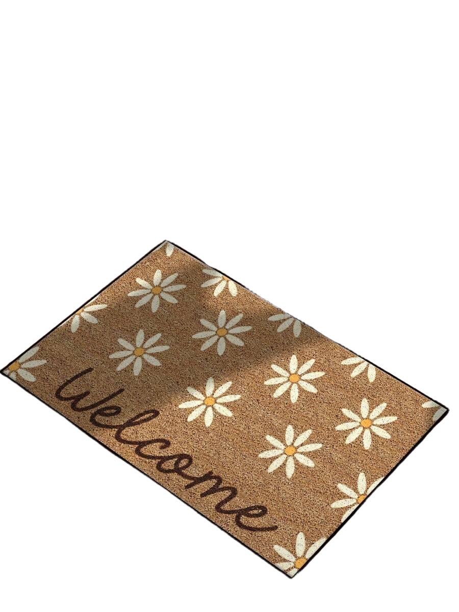 SHEIN WYCIERACZKA WZÓR KWIATY WELCOME S07__60X90CM