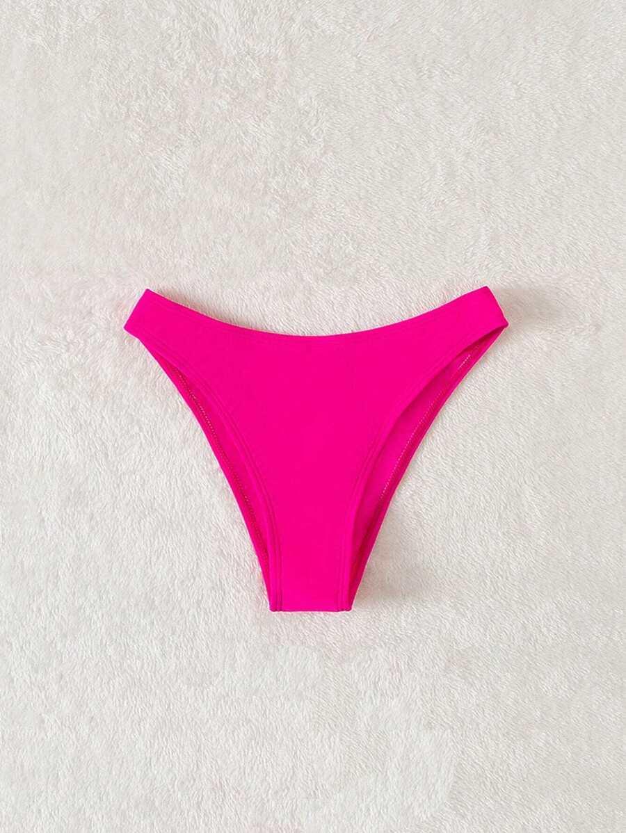 SHEIN RÓŻOWY DÓŁ OD STROJU KĄPIELOWEGO S09__M