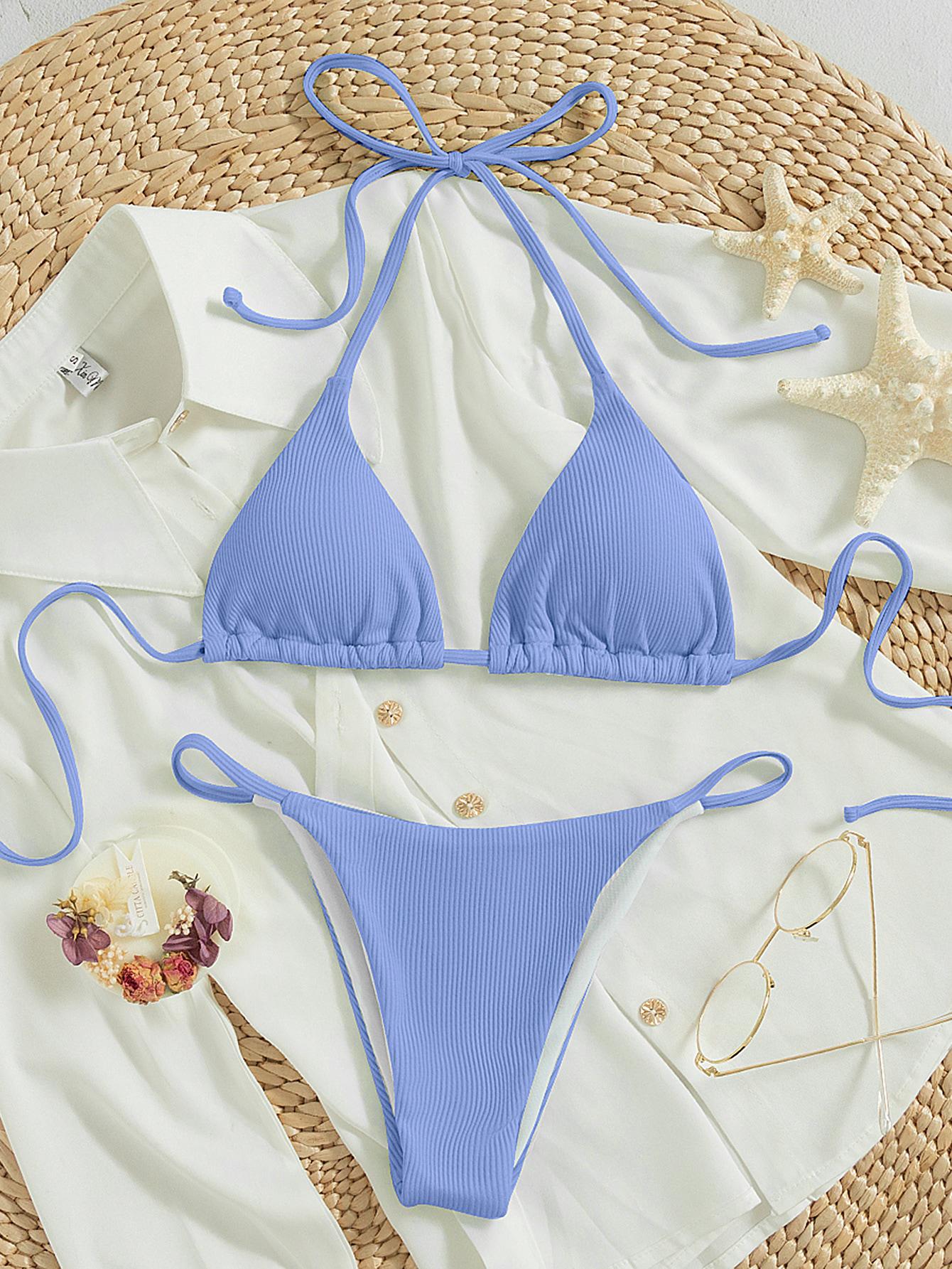 SHEIN DWUCZĘŚCIOWY STRÓJ KĄPIELOWY S09__XS