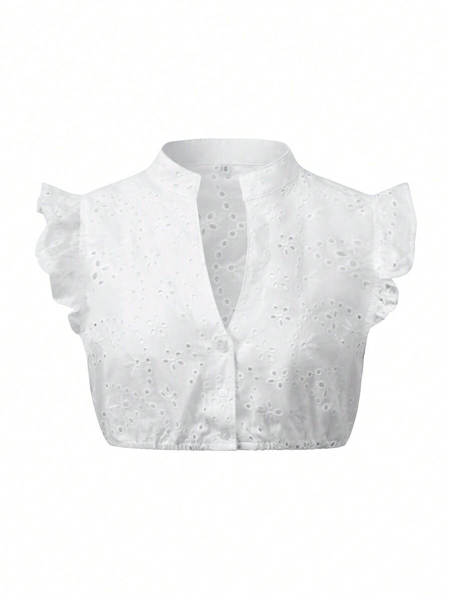 SHEIN BIAŁY TOP BEZ RĘKAWÓW S06__M