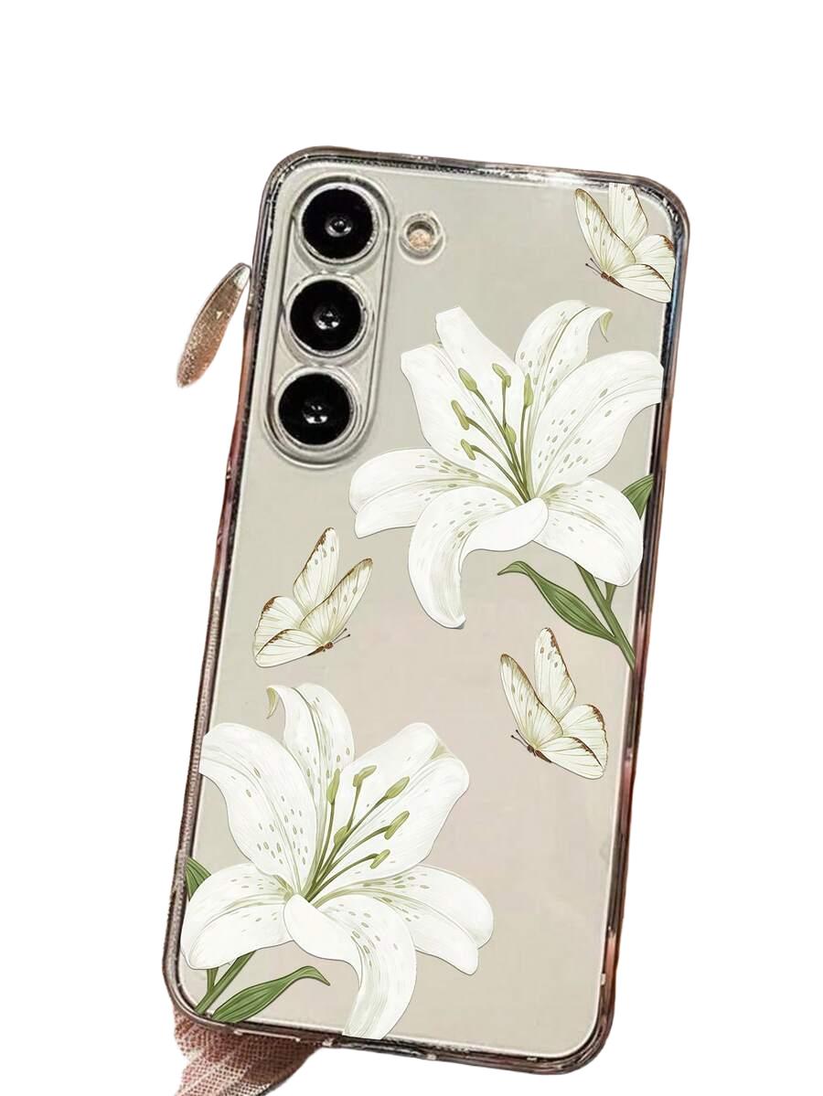 SHEIN ETUI NA TELEFON WZÓR KWIATY GALAXY S23 S07