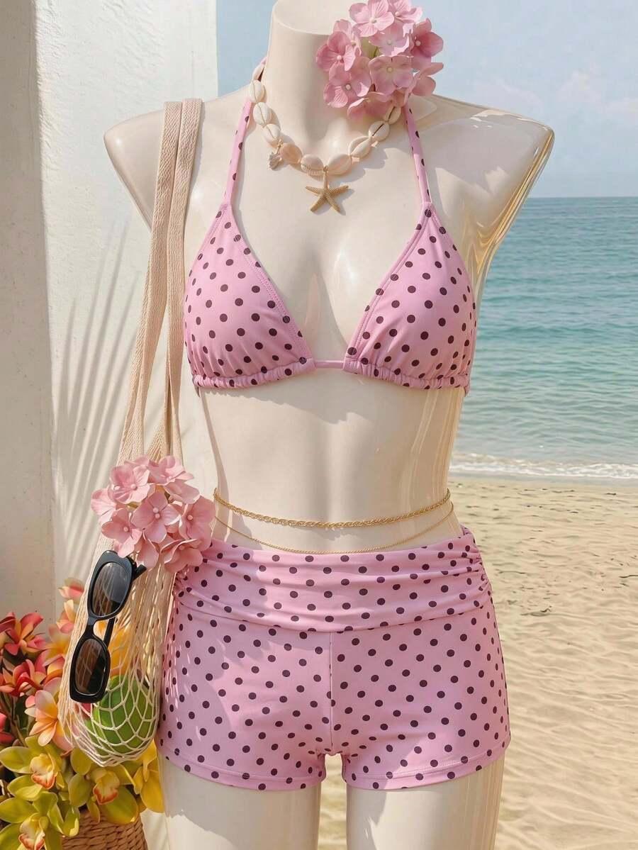 SHEIN DWUCZĘŚCIOWY STRÓJ KĄPIELOWY S09__166-170