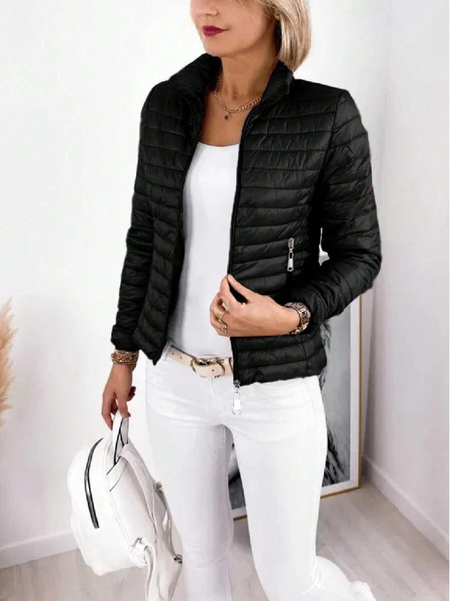 SHEIN CZARNA PIKOWANA KURTKA W01__XXL