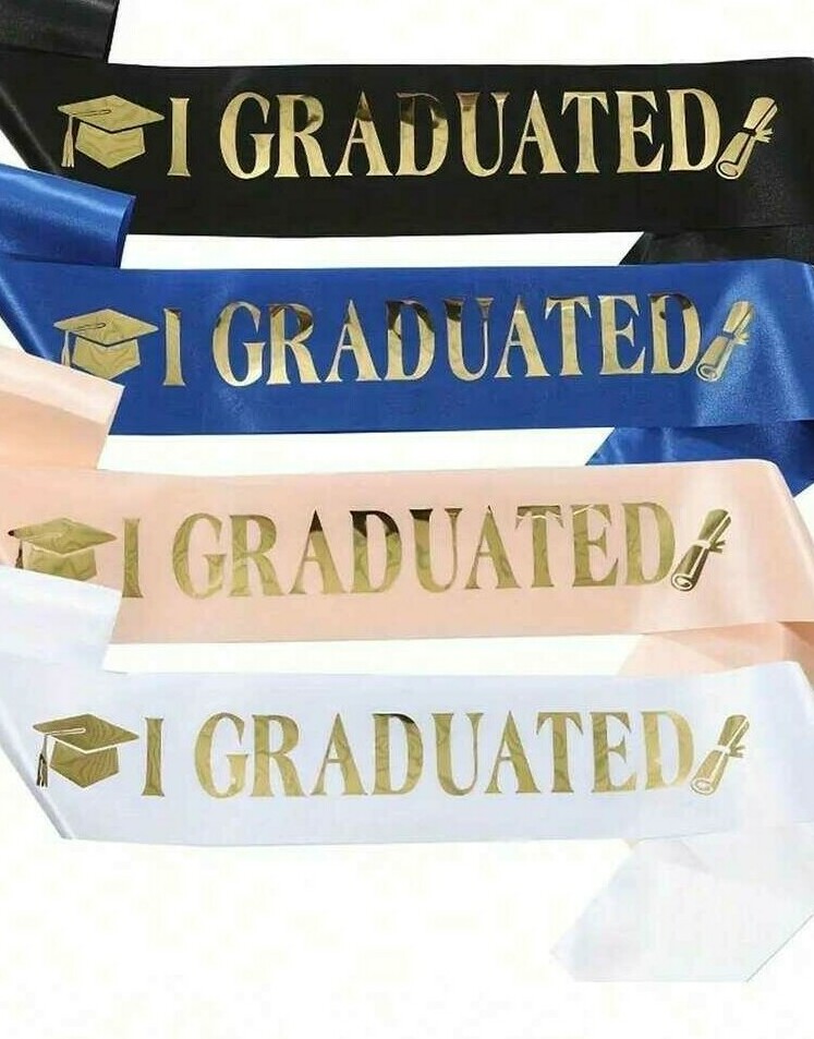 SHEIN CZARNA SZARFA I GRADUATED S06__