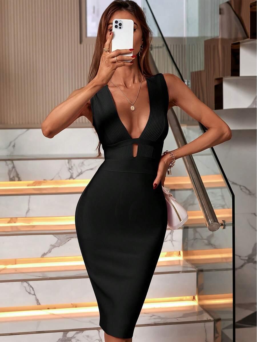 SHEIN SUKIENKA BEZ RĘKAWÓW S06__S