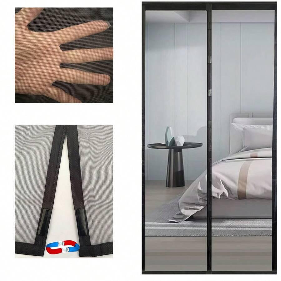 SHEIN CZARNA MOSKITIERA NA DRZWI S07__90X210