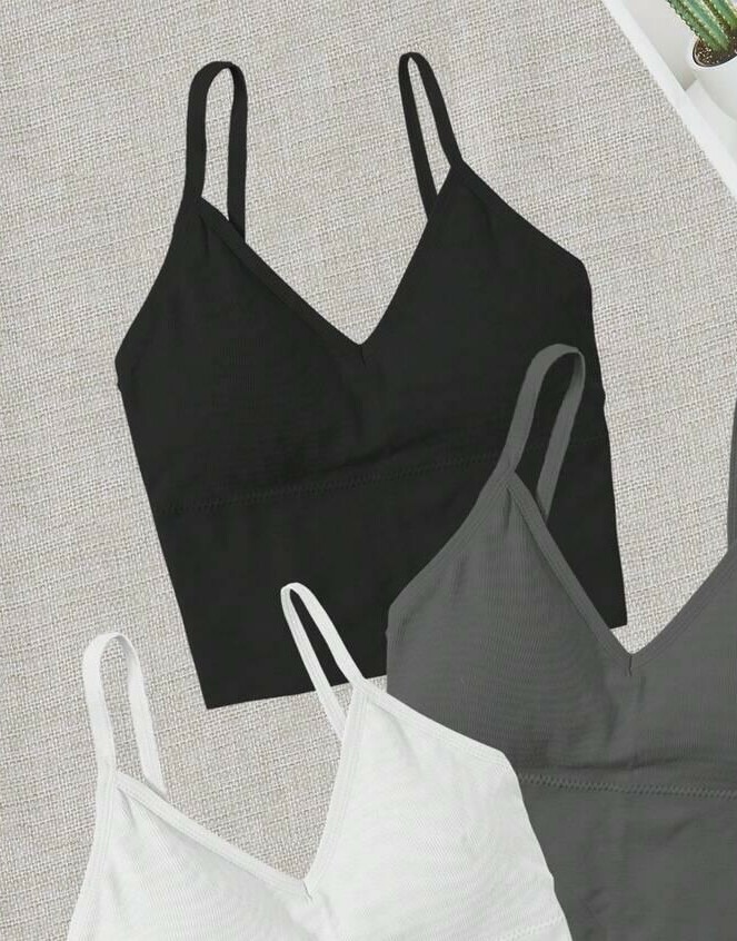 SHEIN CZARNY BIUSTONOSZ SPORTOWY PK01__XS
