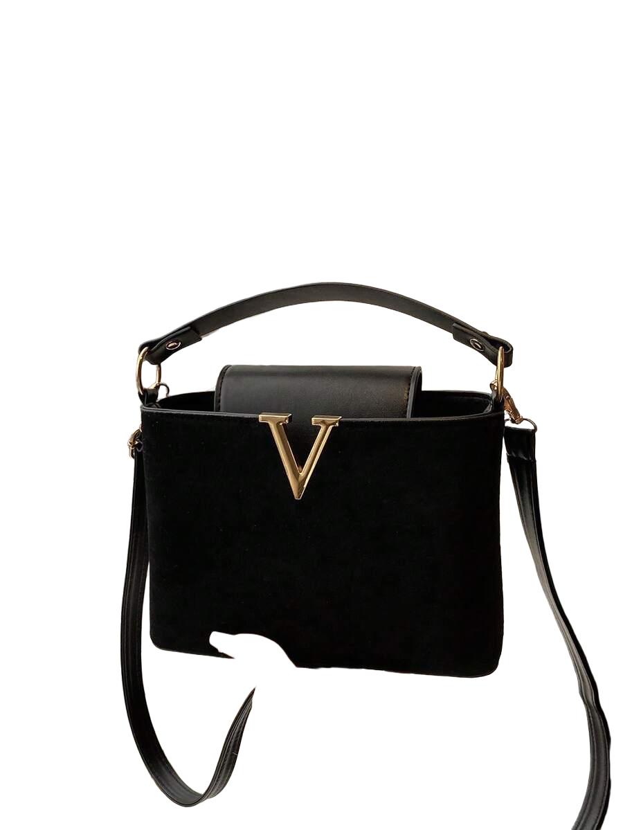 SHEIN CZARNA TOREBKA NA RAMIĘ S07__20X13CM