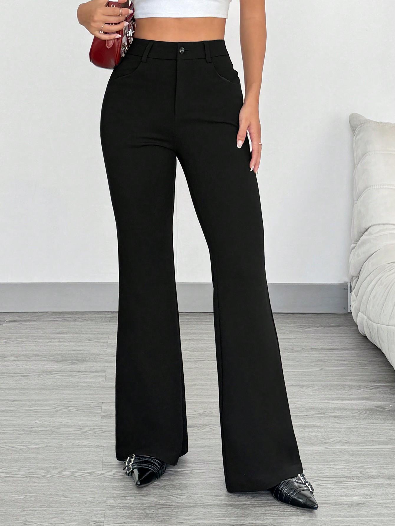 SHEIN CZARNE SPODNIE CASUAL S06__S