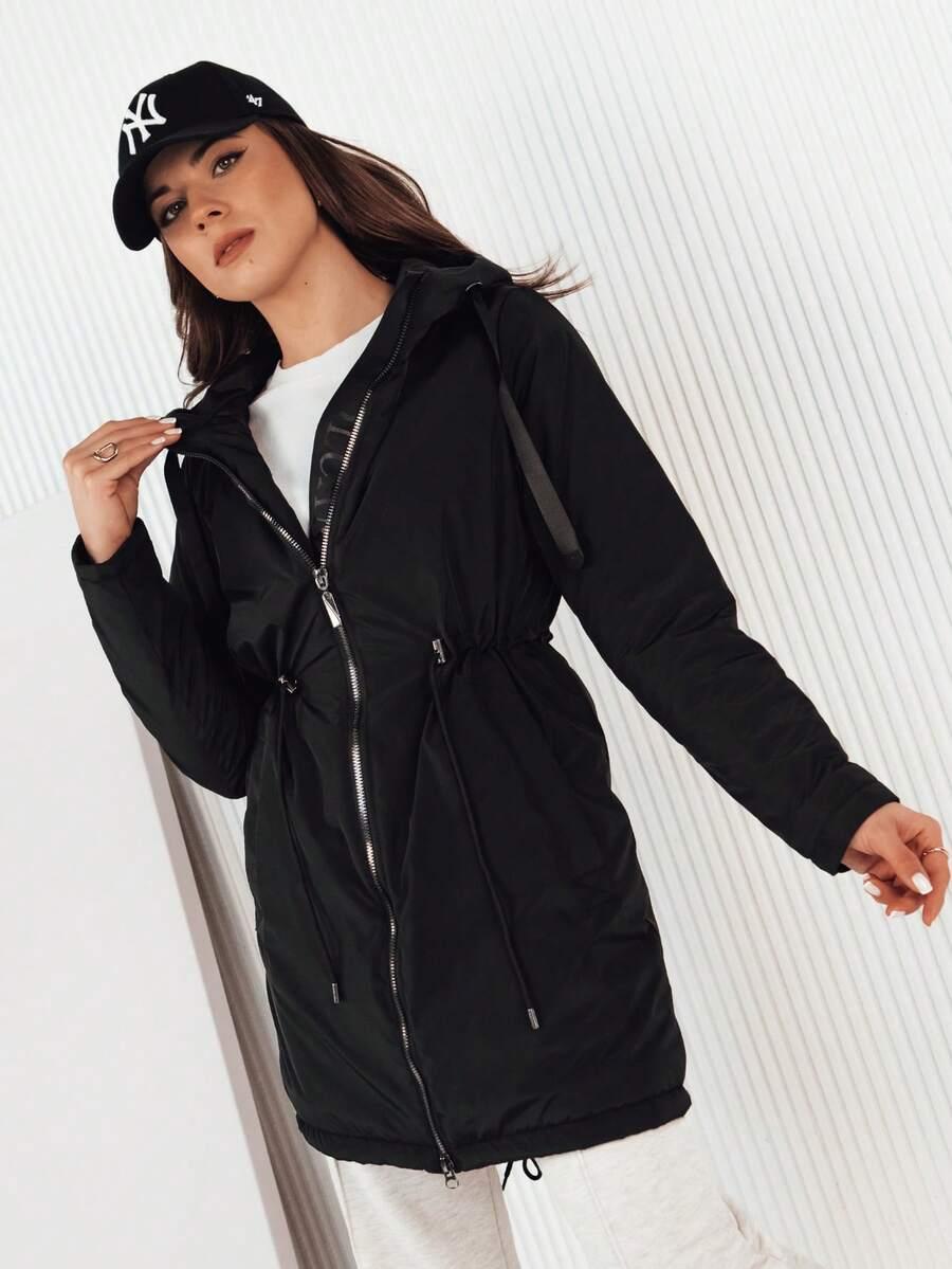 SHEIN CZARNA KURTKA PARKA W01__S