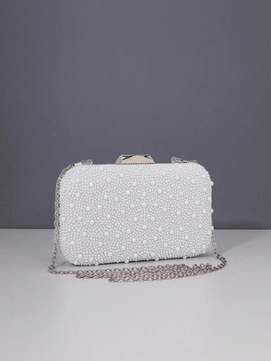 SHEIN MAŁA SREBRNA TOREBKA S07__11,5X20X5