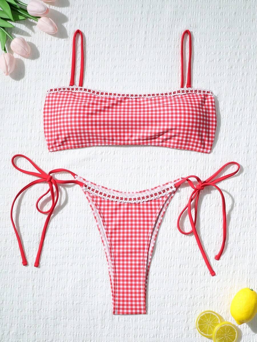 SHEIN DWUCZĘŚCIOWY STRÓJ KĄPIELOWY S09__S