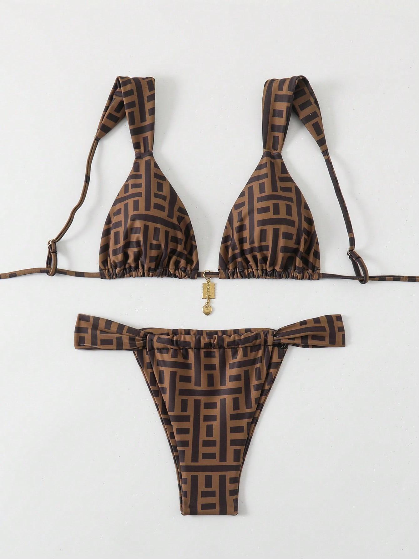 SHEIN DWUCZĘŚCIOWY STRÓJ KĄPIELOWY S09__S