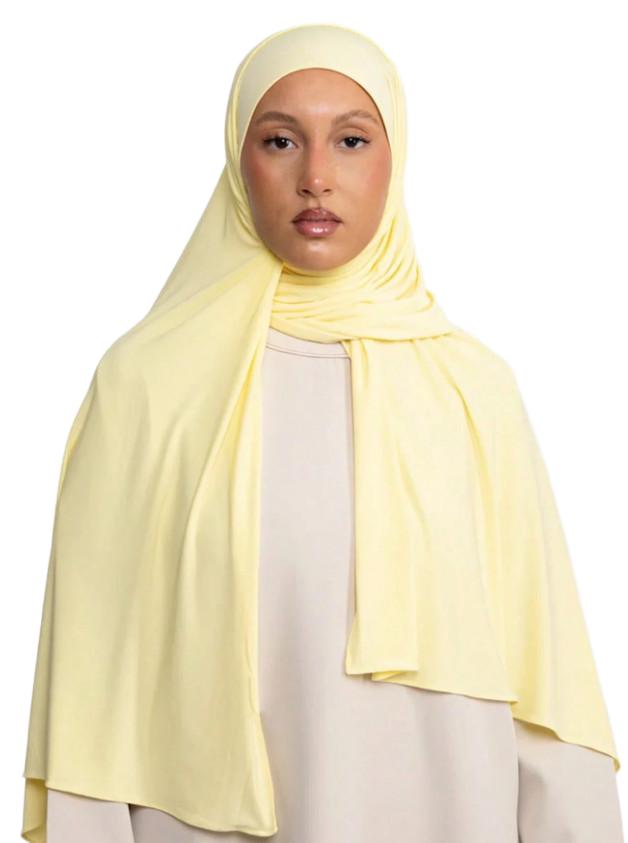 SHEIN ŻÓŁTA CHUSTA NA GŁOWĘ S07__60X170