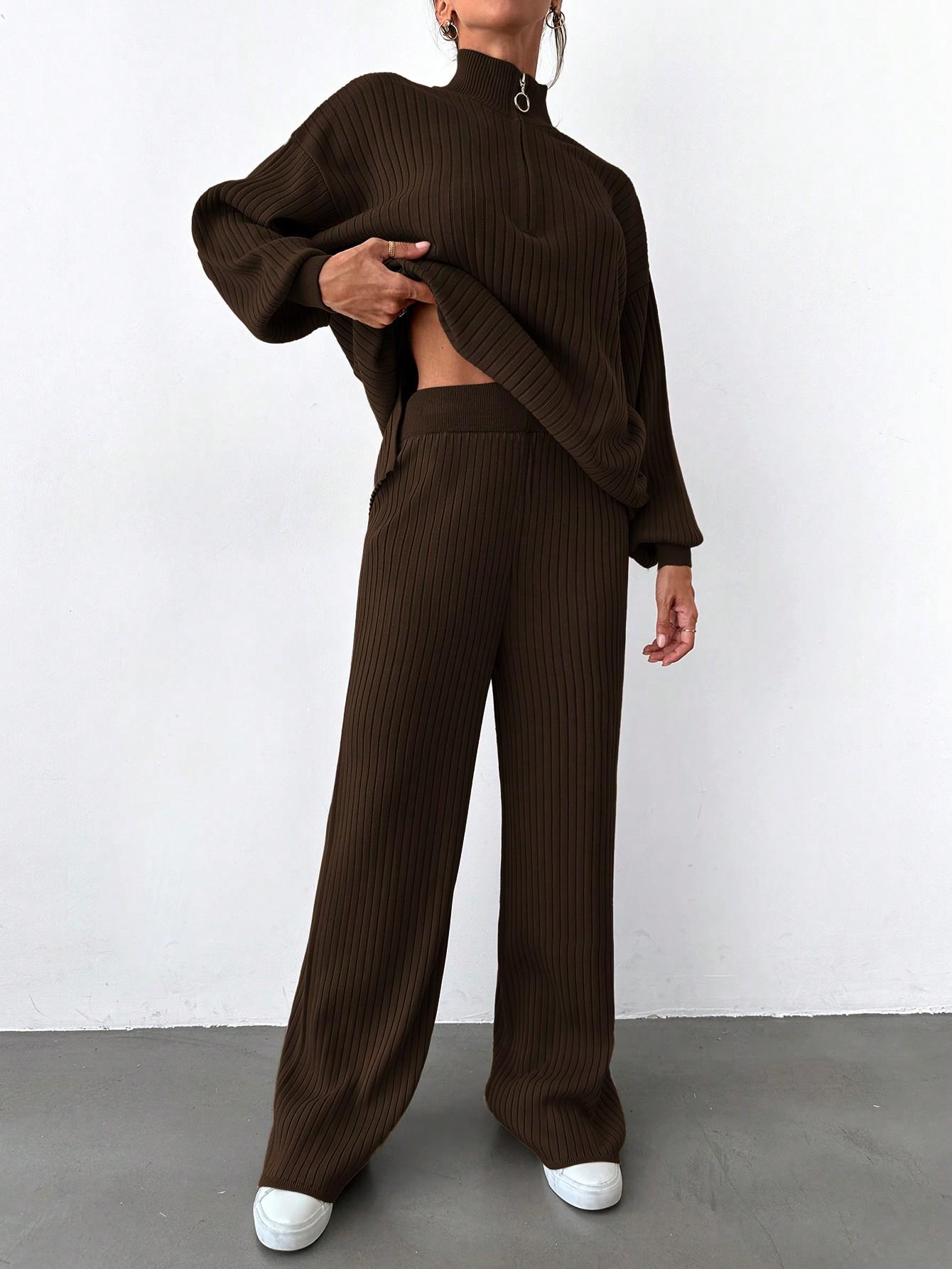 SHEIN SWETER SPODNIE KOMPLET S06__M