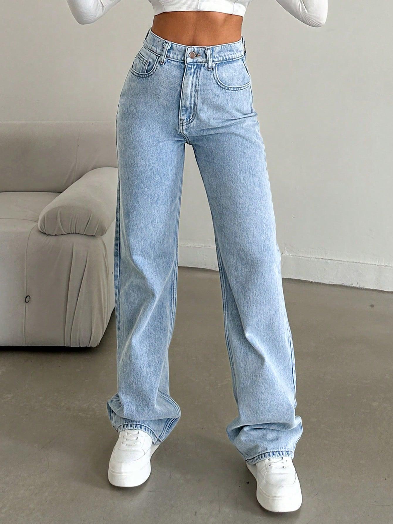 SHEIN NIEBIESKIE SPODNIE JEANS S06__M