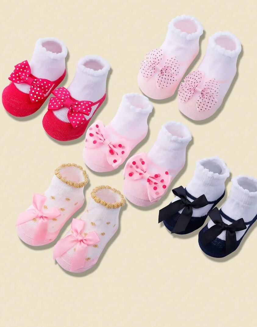 SHEIN SKARPETY KOKARDA 4-PACK PK01__20-22