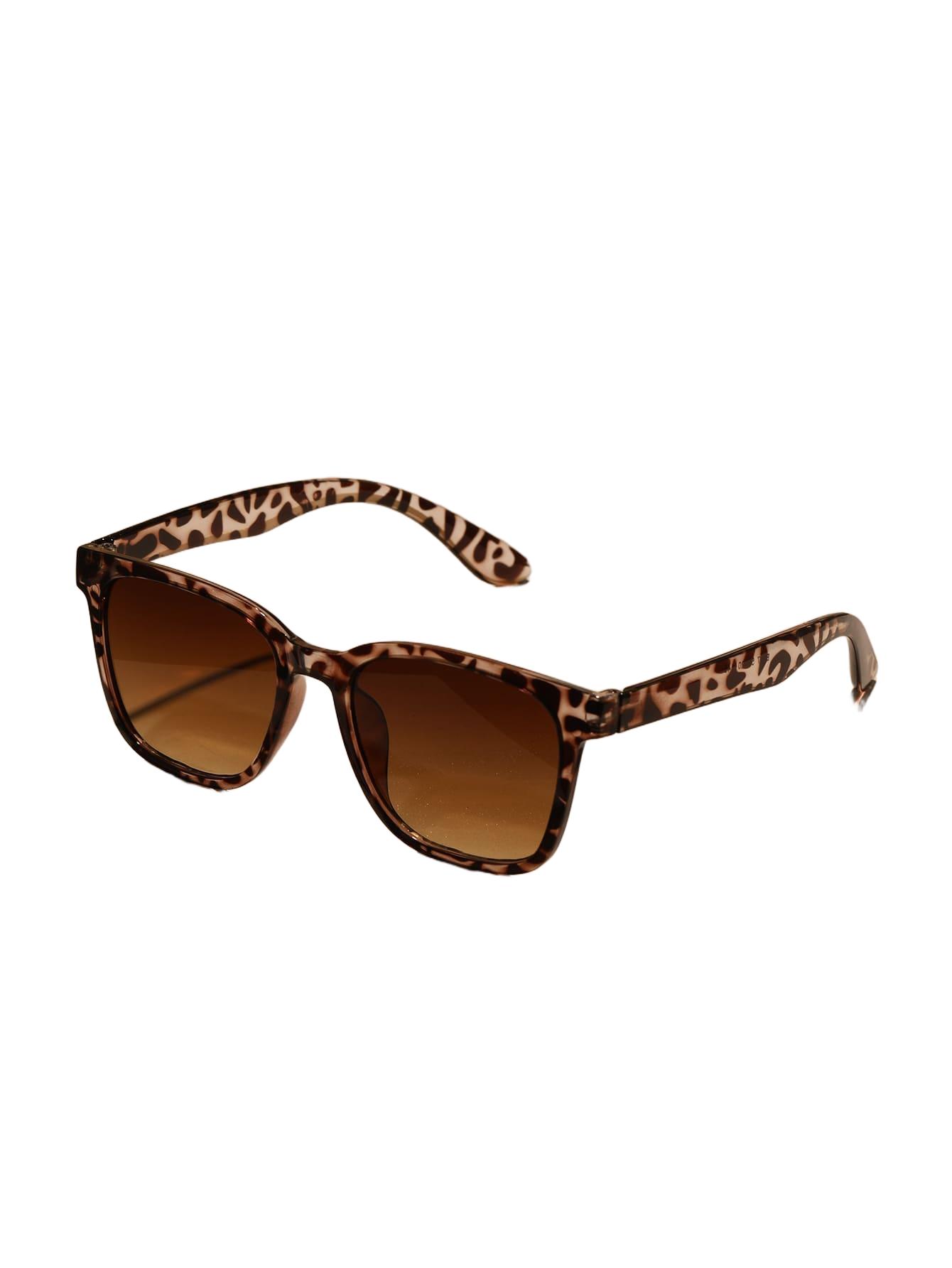 SHEIN OKULARY PRZECIWSŁONECZNE ANIMAL PRINT S07