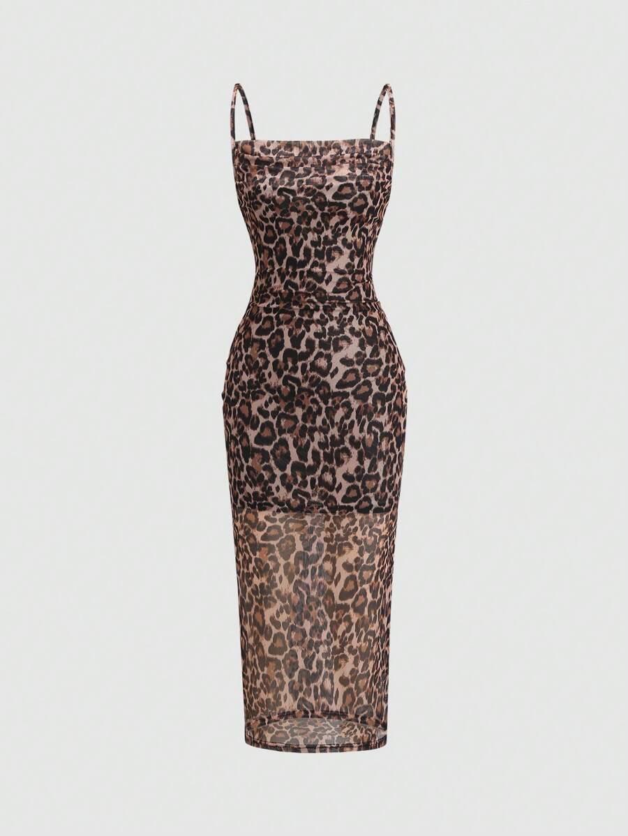 SWEETRA MAXI SUKIENKA ANIMAL PRINT S06__L