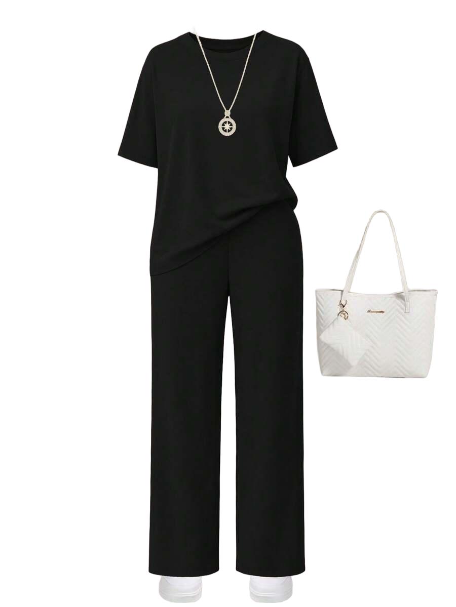 SHEIN BLUZKA SPODNIE KOMPLET S06__L
