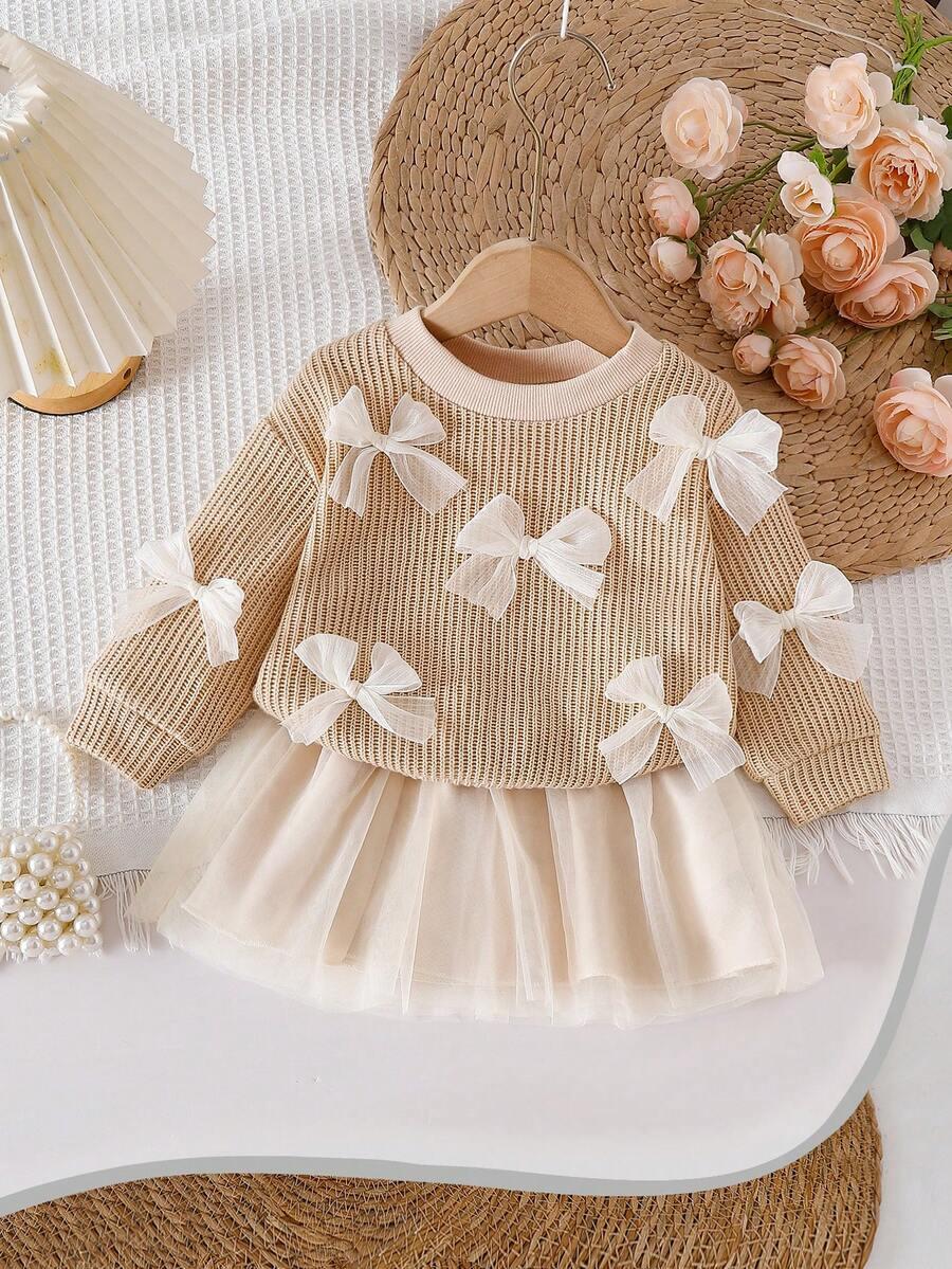 SHEIN SWETER SPÓDNICA KOMPLET S06__74-80