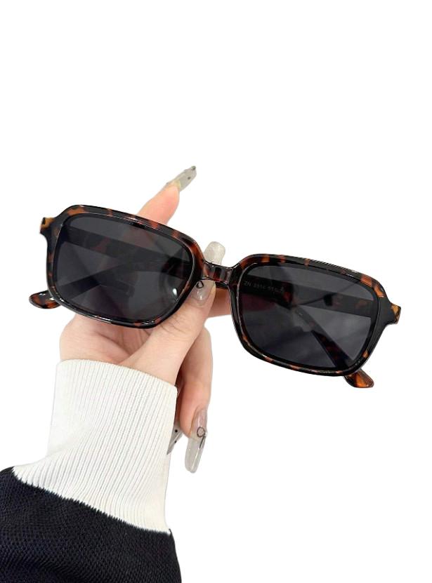 SHEIN OKULARY PRZECIWSŁONECZNE ANIMAL PRINT S07