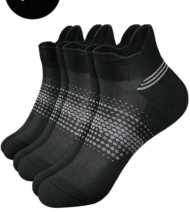 SHEIN CZARNE SKARPETY WZÓR S07__36-39