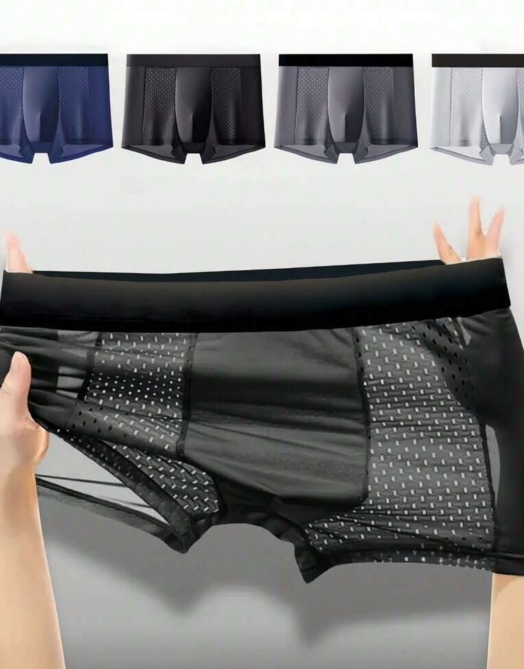 SHEIN KOLOROWE BOKSERKI 4-PACK S06__XL