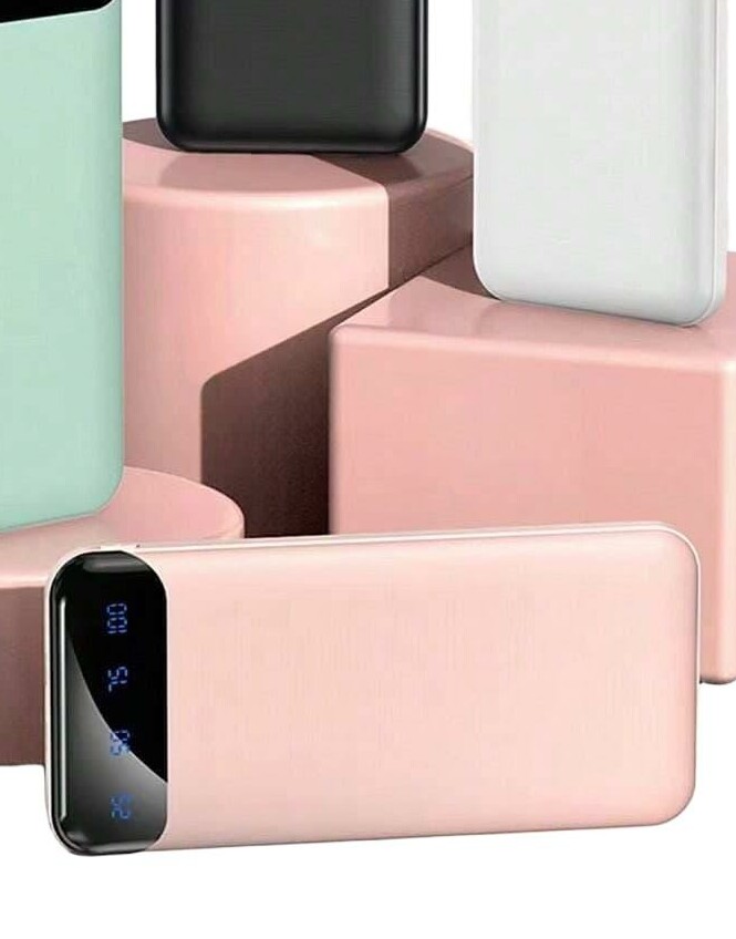 SHEIN RÓŻOWY POWER BANK S07__14X7X1,1