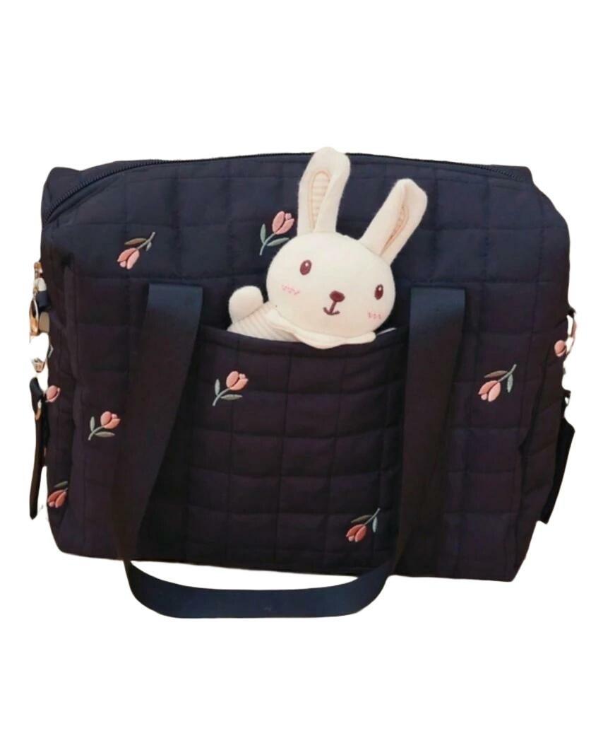 SHEIN CZARNA TORBA WZÓR S07__30X10,5X24