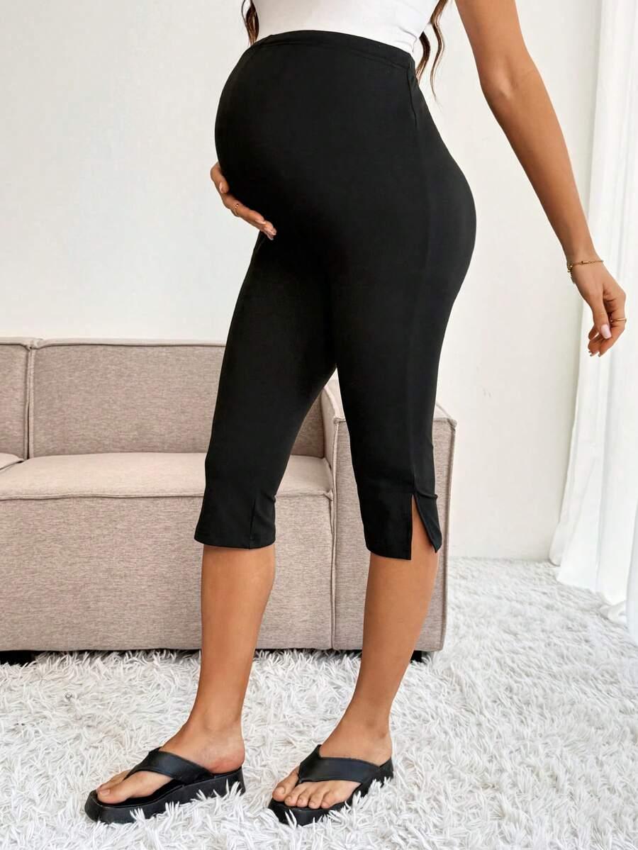 SHEIN CZARNE CIĄŻOWE LEGGINSY S06__S