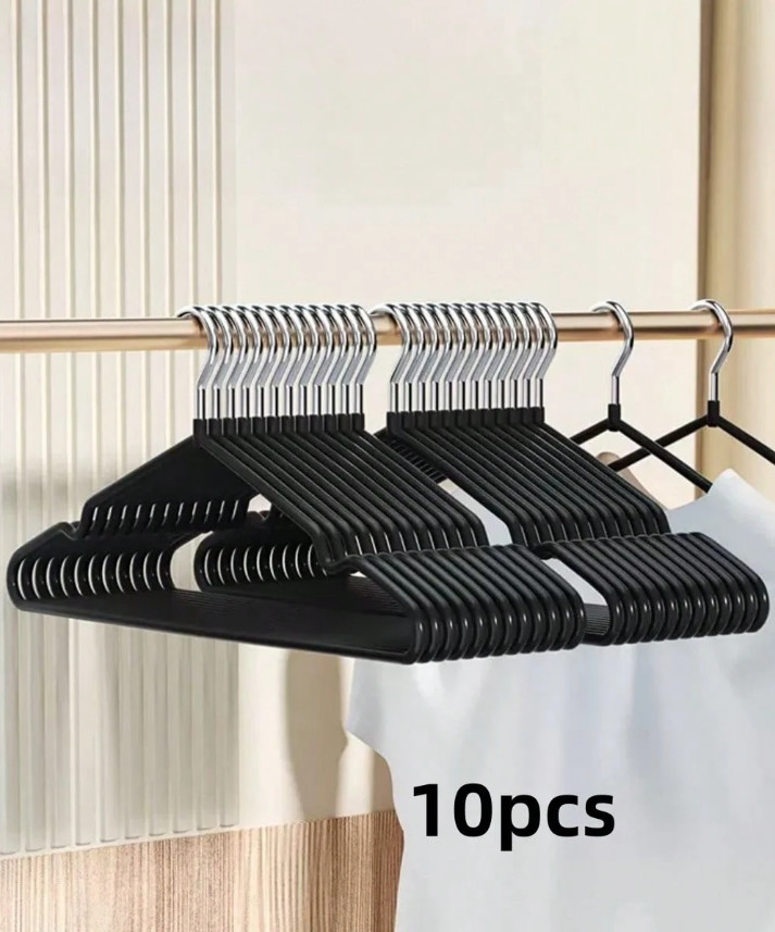SHEIN CZARNE NA UBRANIA 10-PACK S07