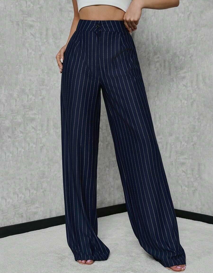 SHEIN ELEGANCKIE SPODNIE PASKI