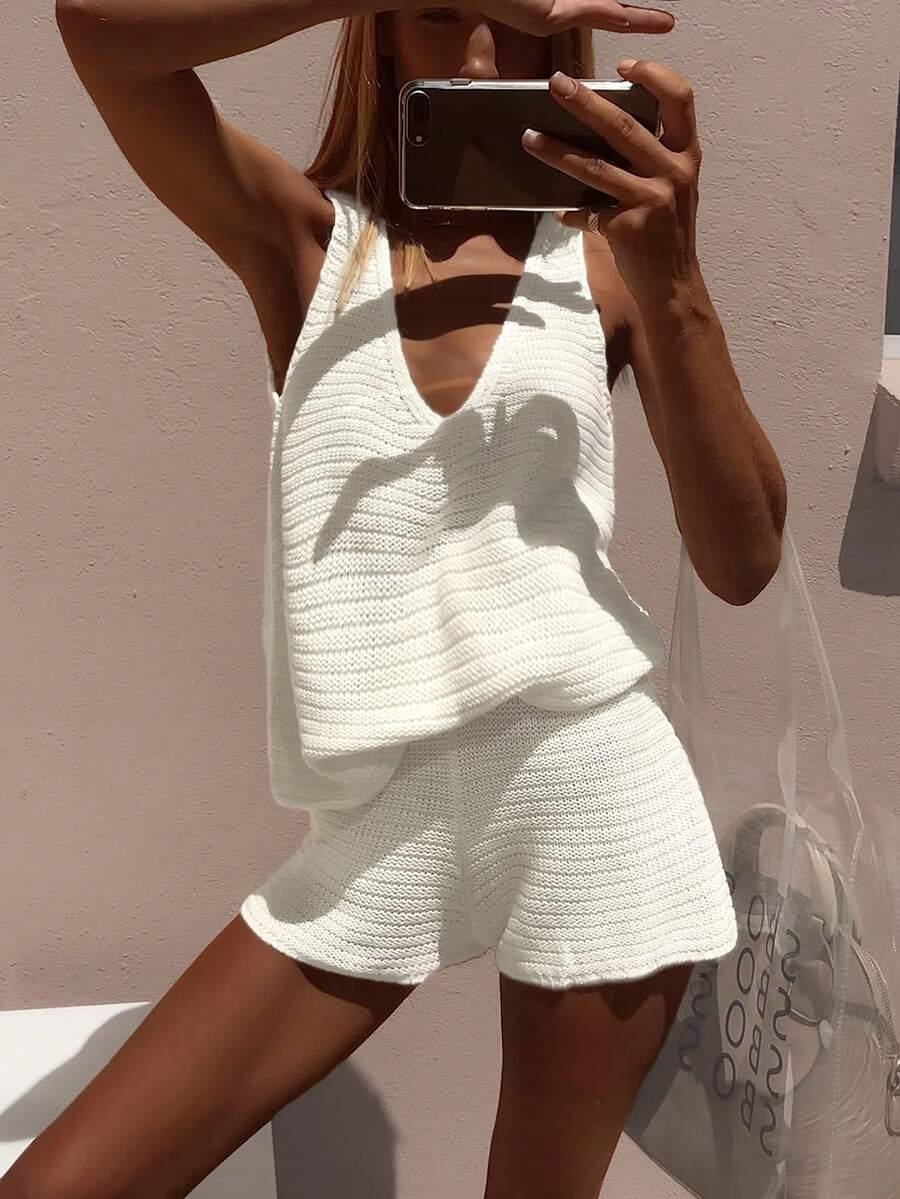 SHEIN BLUZKA SPODENKI KOMPLET S06__S
