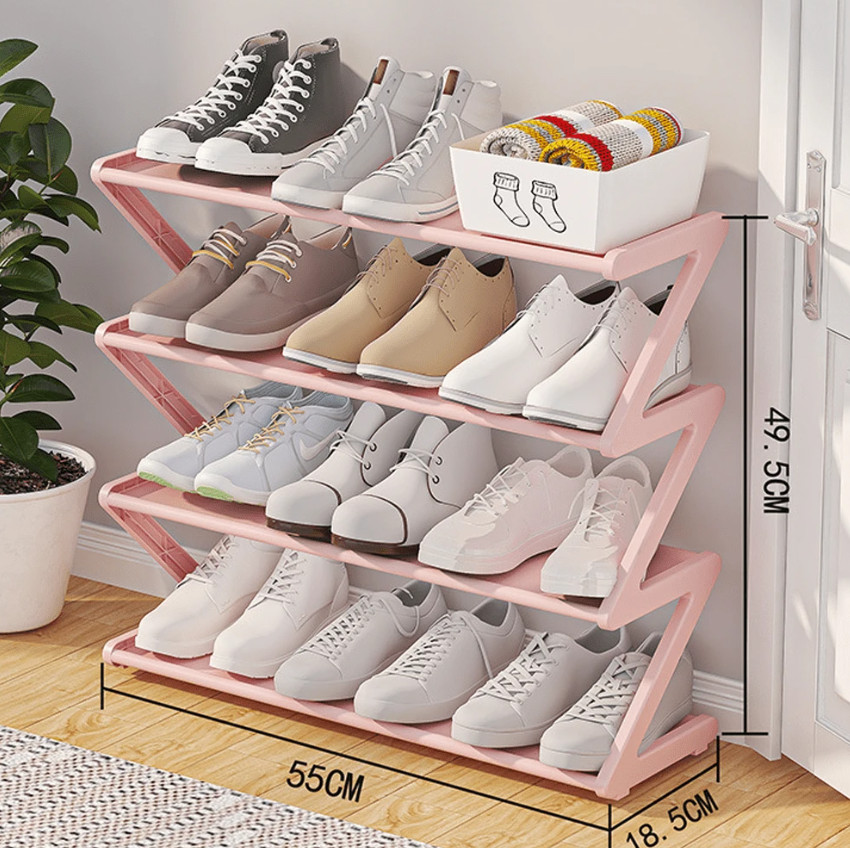 SHEIN RÓŻOWA PÓŁKA NA BUTY S07__55X49,5