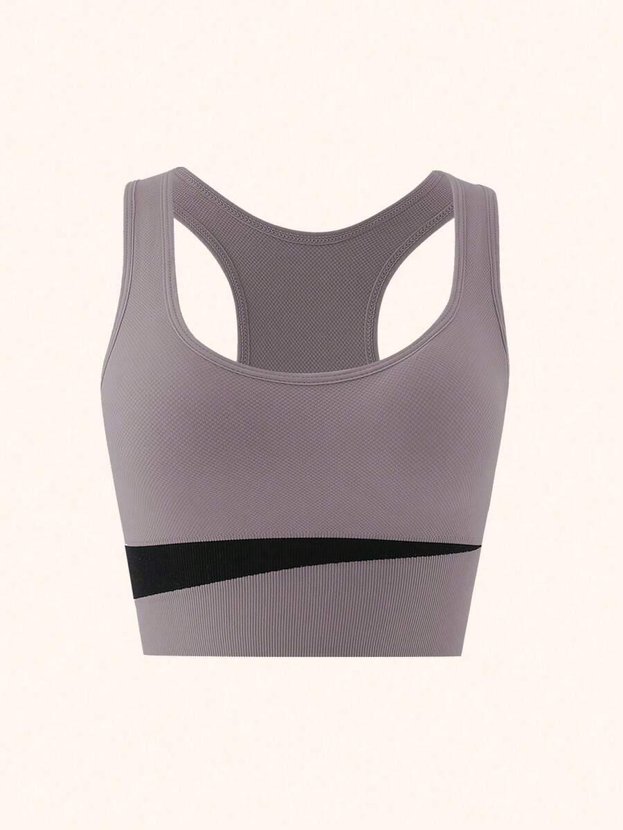 SHEIN FIOLETOWY TOP SPORTOWY S06__M