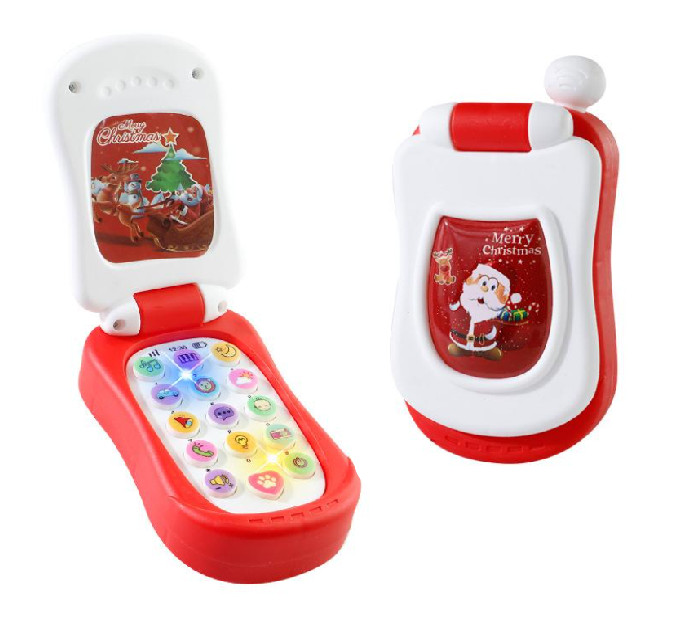 SHEIN ZABAWKA INTERAKTYWNA TELEFON MIKOŁAJA BDD__14X7X4CM