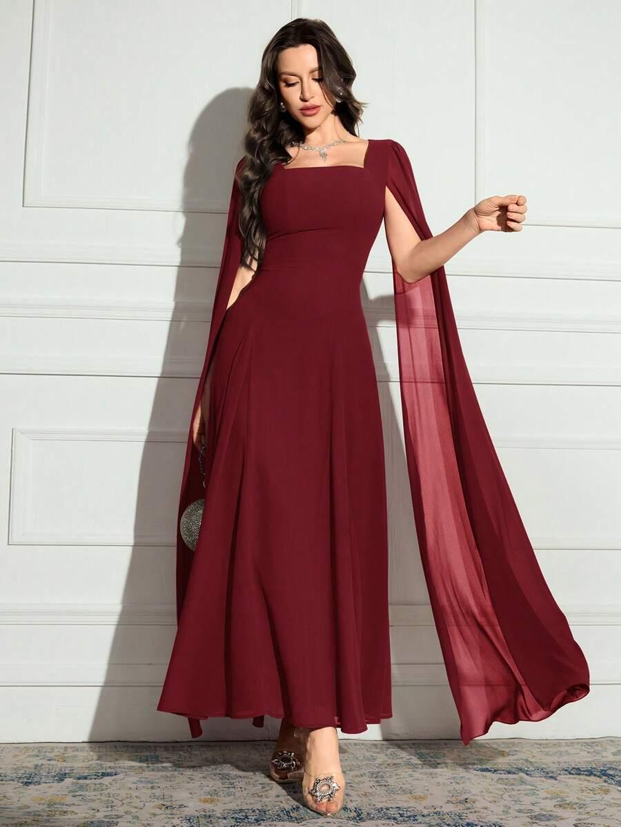 SHEIN CZERWONA MAXI SUKIENKA S06__XXL