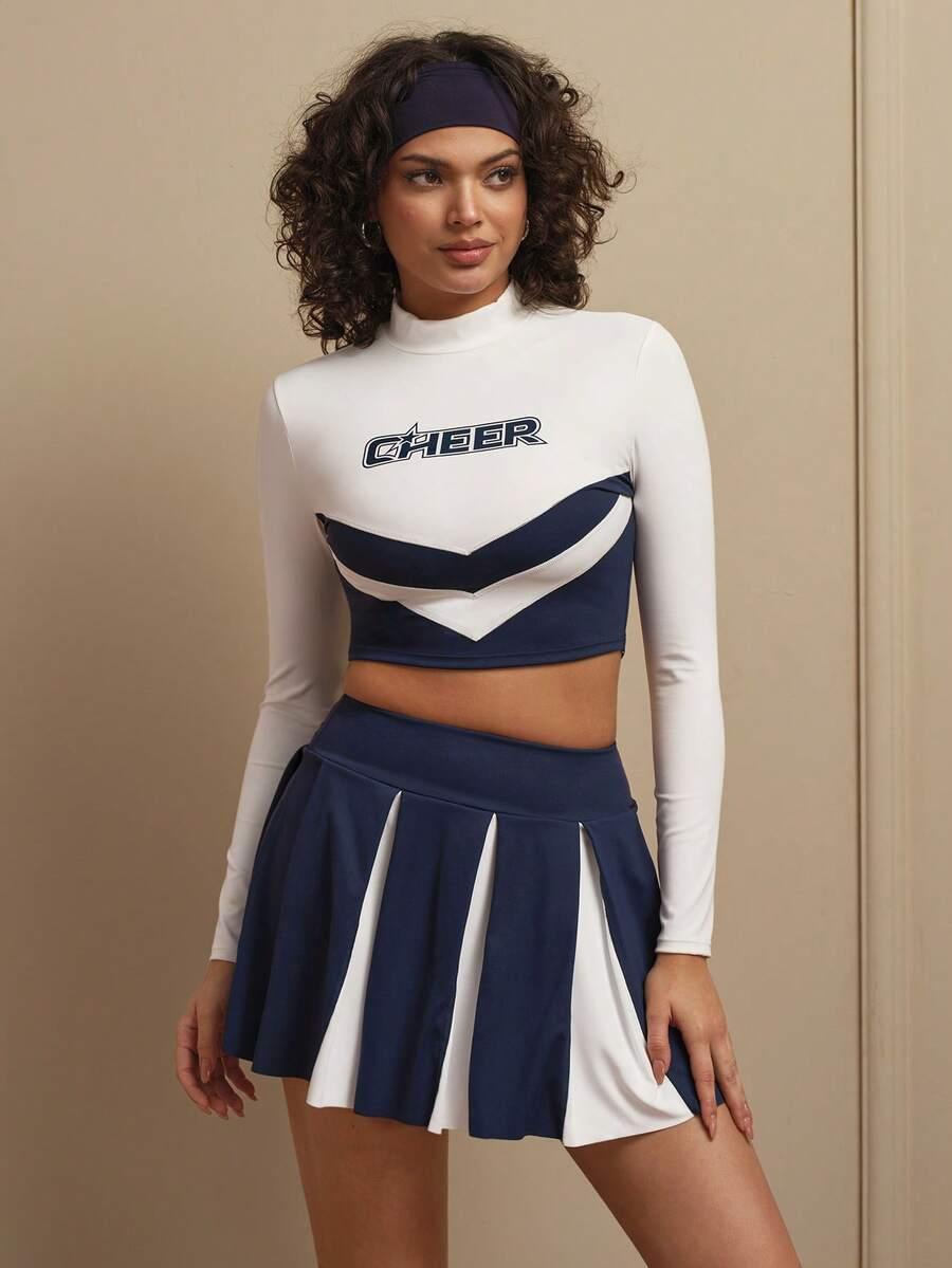 SHEIN BLUZKA SPÓDNICA KOMPLET S06__L