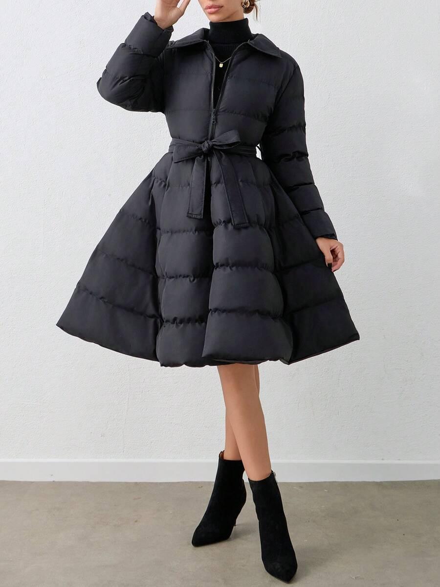 SHEIN ROZKLOSZOWANA PIKOWANA KURTKA W01__S