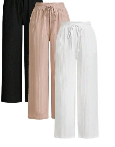 SHEIN SPODNIE TEKSTURA 2-PACK S06__S