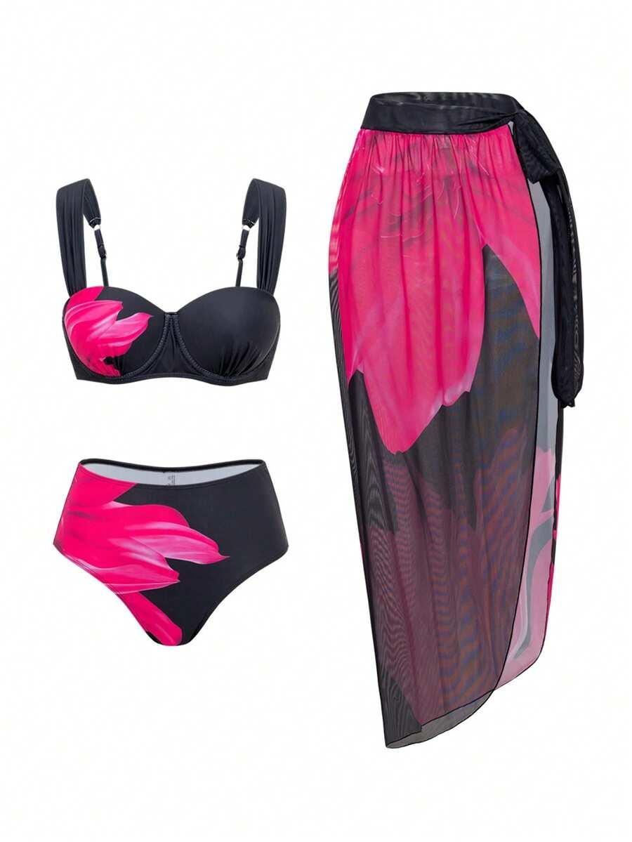SWIM OASIS DWUCZĘŚCIOWY STRÓJ KĄPIELOWY PAREO KOMPLET S09__XL