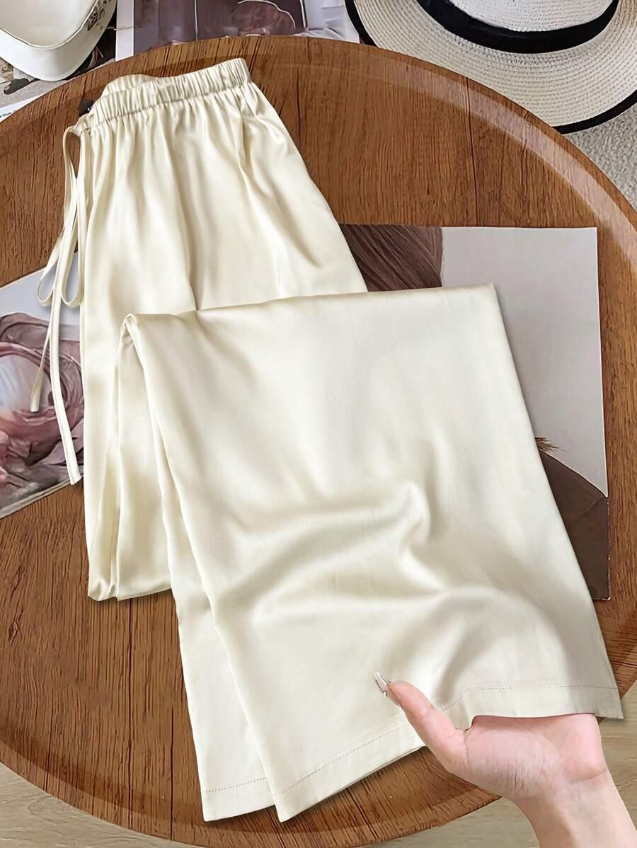 SHEIN ŻÓŁTE SPODNIE PROSTA NOGAWKA S06__M