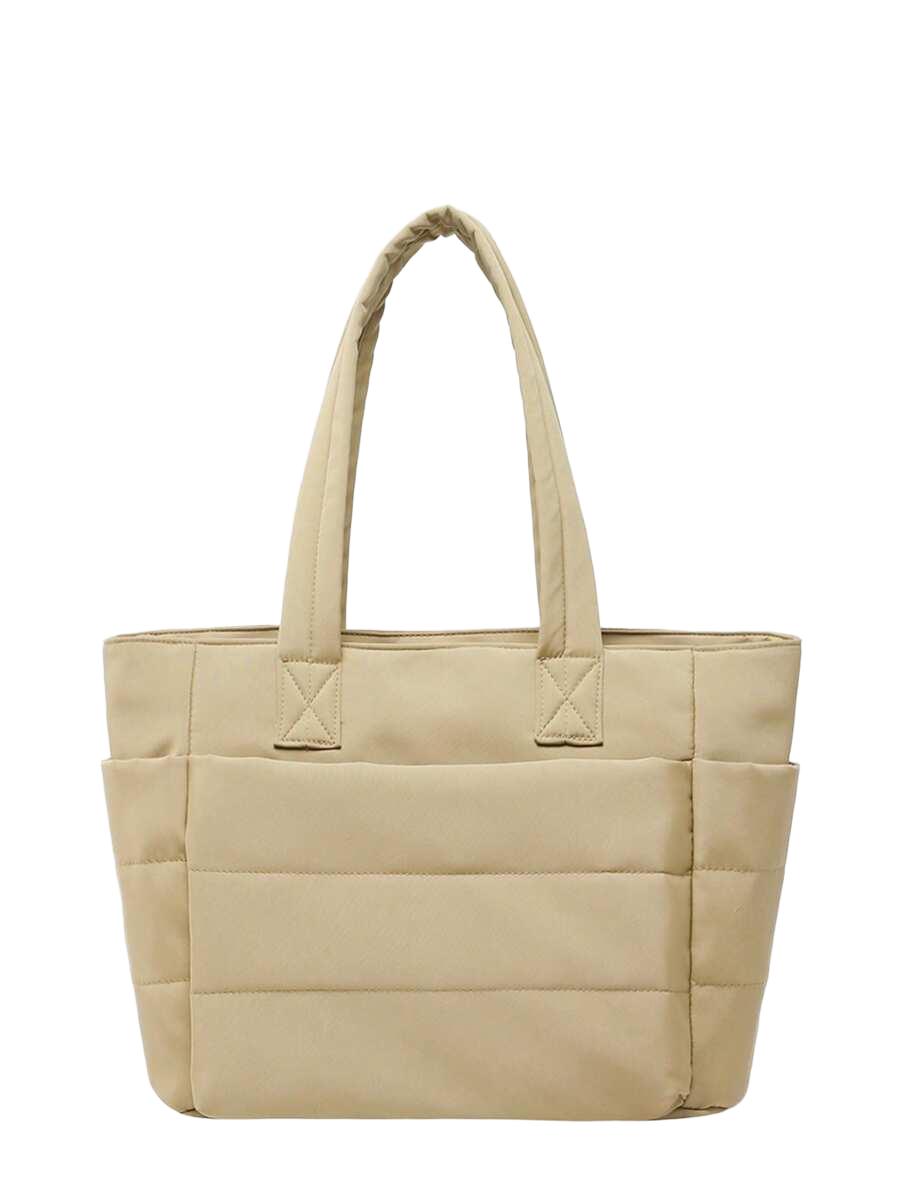 SHEIN BEŻOWA TOREBKA NA RAMIĘ S07__26X34CM