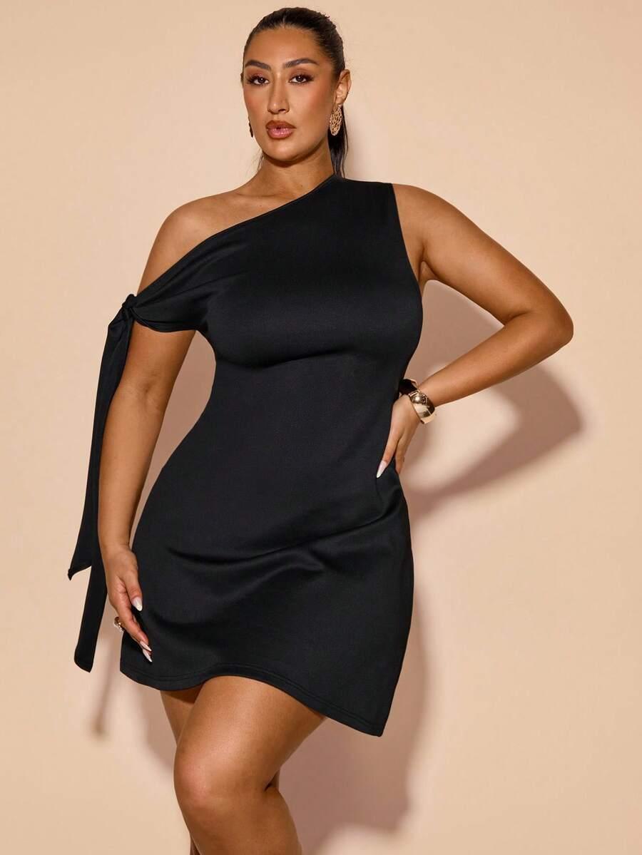 SHEIN CZARNA MINI SUKIENKA