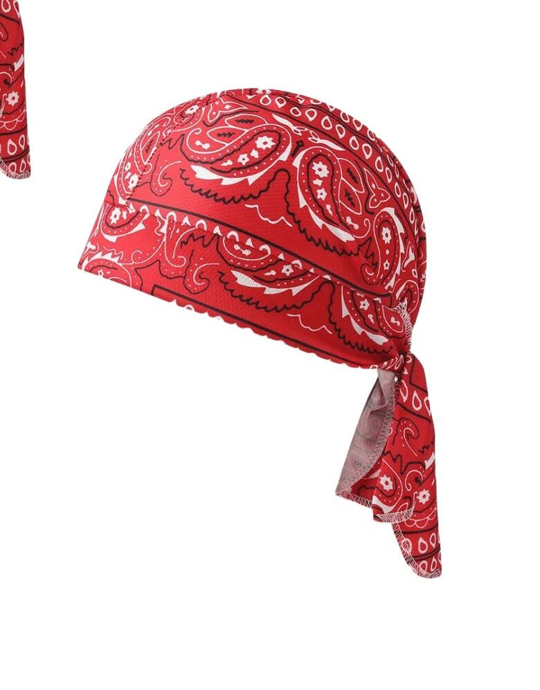 SHEIN CZERWONA BANDANA WZÓR S07
