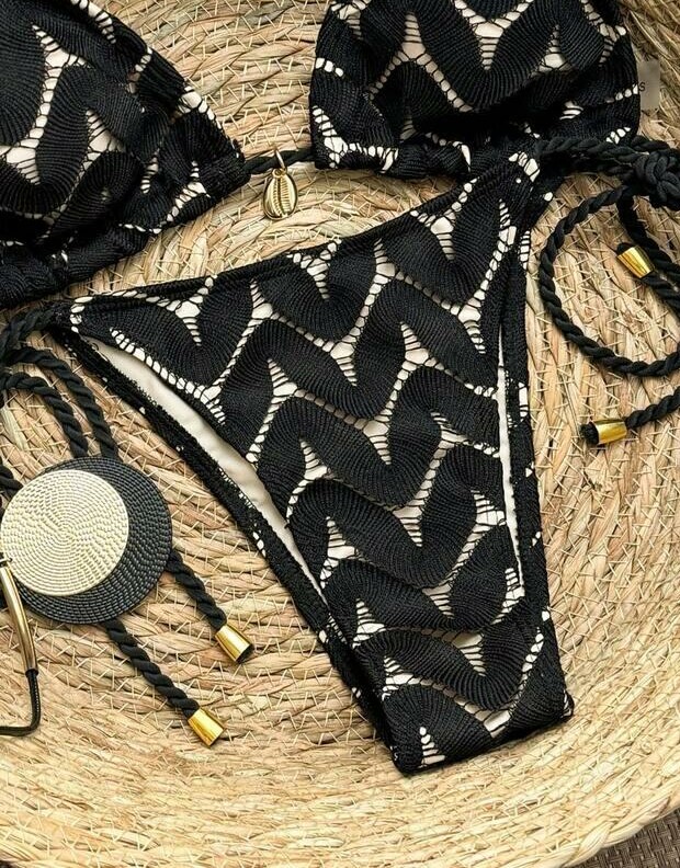 SHEIN DÓŁ OD BIKINI WZÓR S09__XL