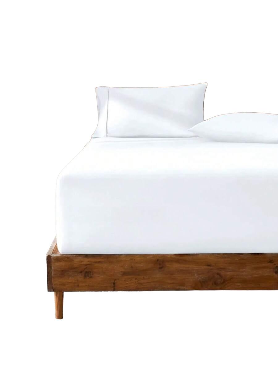 SHEIN BIAŁE PRZEŚCIERADŁO GUMKA S07__140X200CM