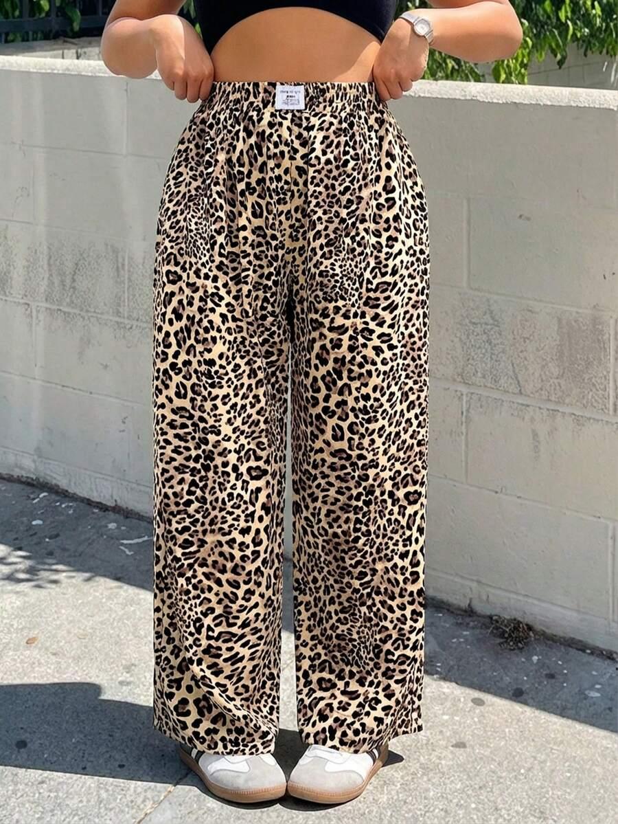 SHEIN SPODNIE ANIMAL PRINT S06__52