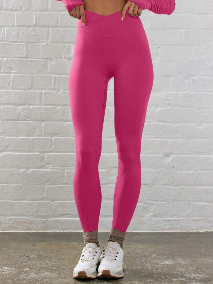 MUSERA RÓŻOWE LEGGINSY SPORTOWE S06__M